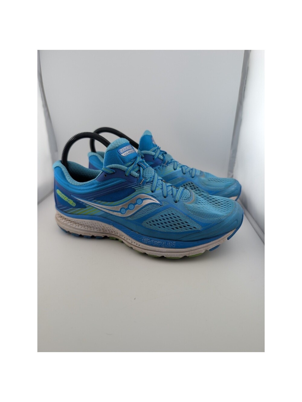 Saucony Guide Women's Size 8.5 Blue Sneakers Running Shoes Silver